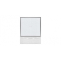 Aquanet AQ5 Душевая шторка для прямоугольной ванны 160x140 узоры профиль хром (175831)