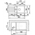 Мойка гранитная Teka Kea 60 B-TG 88799 антрацит 860 x 465 мм 88799