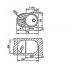 Мойка из нержавеющей стали Teka DR 77 1B 1D 40127301 Матовая 770 x 500 мм 40127301