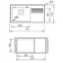 Мойка из нержавеющей стали Teka FRAME 1B 1D PPLUS RHD 40180511 Полировка 970 x 510 мм 40180511