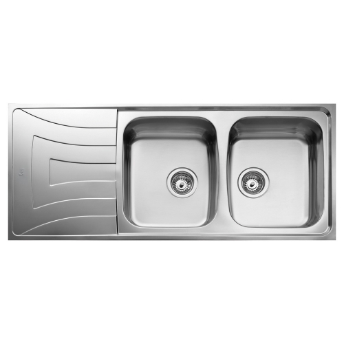 Мойка из нержавеющей стали Teka Universo 116.50 2B 1D 10120008 Матовый 1160 x 500 мм 10120008