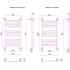 Водяной полотенцесушитель Богема 800х400 Сунержа 00-0101-8040