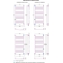 Водяной полотенцесушитель Богема 1200х400 (вертикальное подключение) Сунержа 00-0115-1240