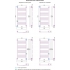 Водяной полотенцесушитель Богема 1000х500 (вертикальное подключение) (Золото) Сунержа 03-0115-1050