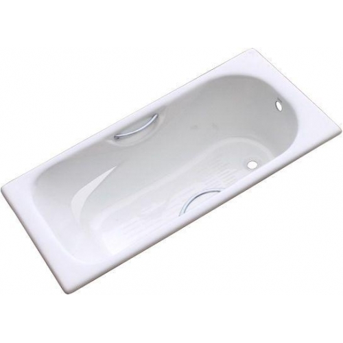 Donni 150x75x41 Ванна чугунная (модель с отверстиями для ручек) Goldman