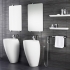 8526F IL BAGNO ALESSI бесконтактный смеситель с гигиеническим душем Oras