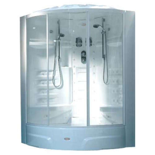 JACUZZI Кабина Flexa Double ELT4 (фурнитура - белая) 140х140х237см