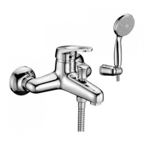Lemark Омега Смеситель для ванны с коротким изл. хром Чехия LM3102C