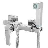 LM4518C Lemark Смеситель настенный с гигиеническим душем хром