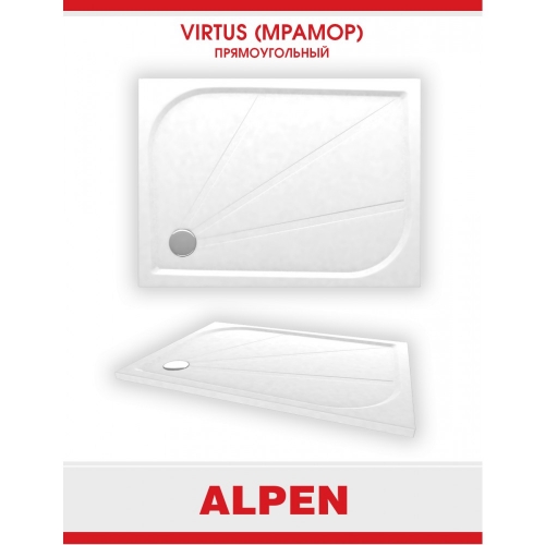 VIRTUS-C 1400x800 прямоугольный поддон ALPEN