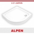 A21 Набор Поддон 1000x1000x160 акриловый ALPEN + Средство для очистки акриловых ванн