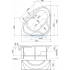 1Marka LUXE 155x155 акриловая ванна 1Marka LUXE 155x155 акриловая ванна