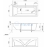 1Marka Modern 165x70 ванна акриловая