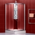 A320N ALPEN ALPINA Square 90x90x195 Душевая шторка (покрытие Easy Clean) + средство для очистки