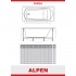 Alpen DIANA 140х70х40 Ванна акриловая