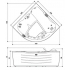 JACUZZI Ванна акриловая Maxima TOP 165x165