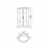 APPOLLO Кабина паровая Appollo GUCI-859 95х95х223 APPOLLO Кабина паровая Appollo GUCI-859 95х95х223