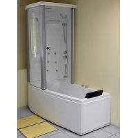 Gemy Ванна г/м с душ. каб. GEMY G8040 LH (B) 170х85х220 левая