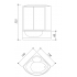 BALTECO Ванна с кабиной паровой MULTI N-4 S7 В1EJ7 + KLA 4