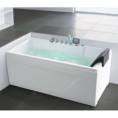 Gemy Ванна Gemy G-9075 K LH (левая) г/м с аэромассажем и пультом 161x82х65