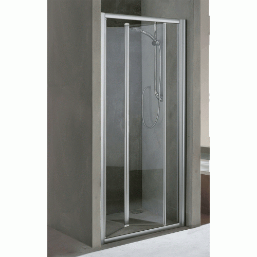 NOVELLINI Душевое ограждение YOUNG S84-1B 840/900x1950 профиль Silver, стекло прозр.