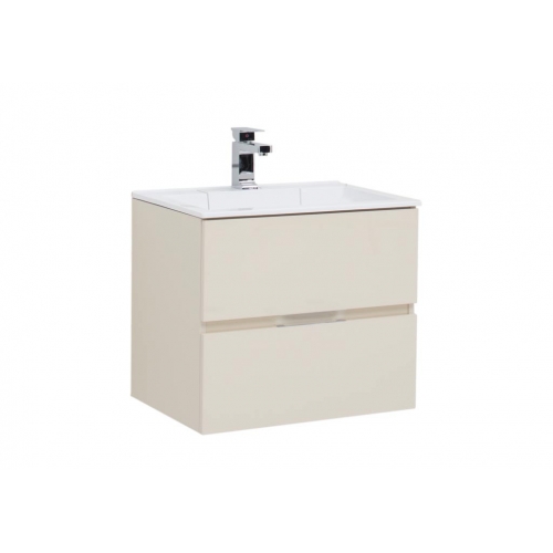 Тумба с раковиной Aquanet Алвита 60 бежевый