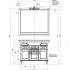 Зеркало Aquanet Амелия 110 орех