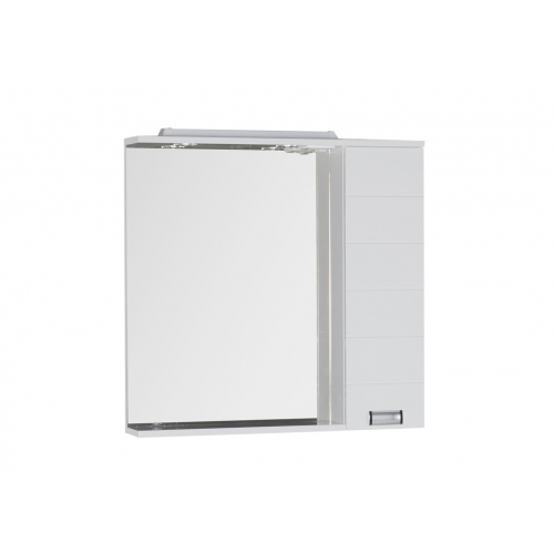 Зеркальный шкаф Aquanet Сити 90 L белый