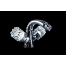 Смеситель для биде CRYSTAL Хром двуручковый Boheme 276-CRST