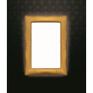 Зеркало прямоугольное с подсветкой золото 80x120 Boheme 521