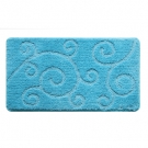 Коврик для ванной комнаты Milardo Dainty Curves (blue) 300M470M12