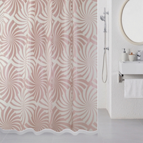 Штора для ванной комнаты Milardo Amazing Pattern (cream) 504V180M11
