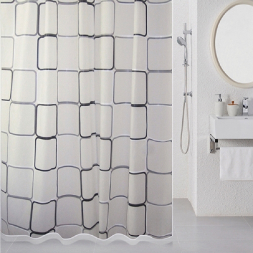 Штора для ванной комнаты Milardo Free Design (white) 521V180M11