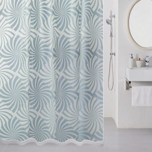 Штора для ванной комнаты Milardo Amazing Pattern (blue) 505V180M11