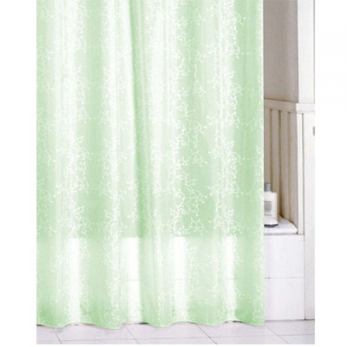 Штора для ванной комнаты Milardo Green Leaf SCMI084P