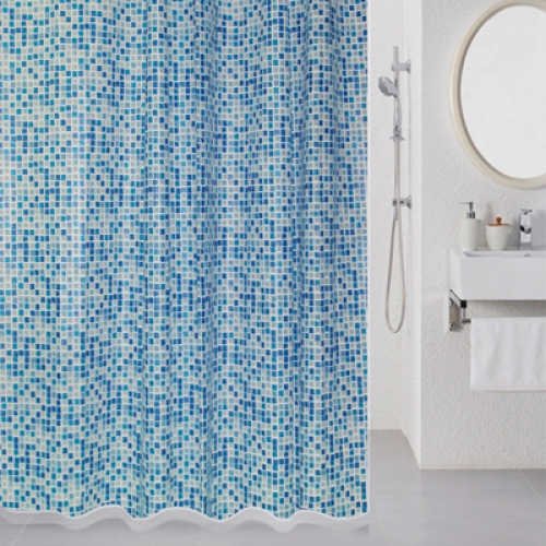 Штора для ванной комнаты Milardo Mosaic 507V180M11