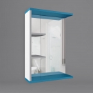 Зеркало для ванной WaterWorld Модерн В 500 зеркало 2 полки
